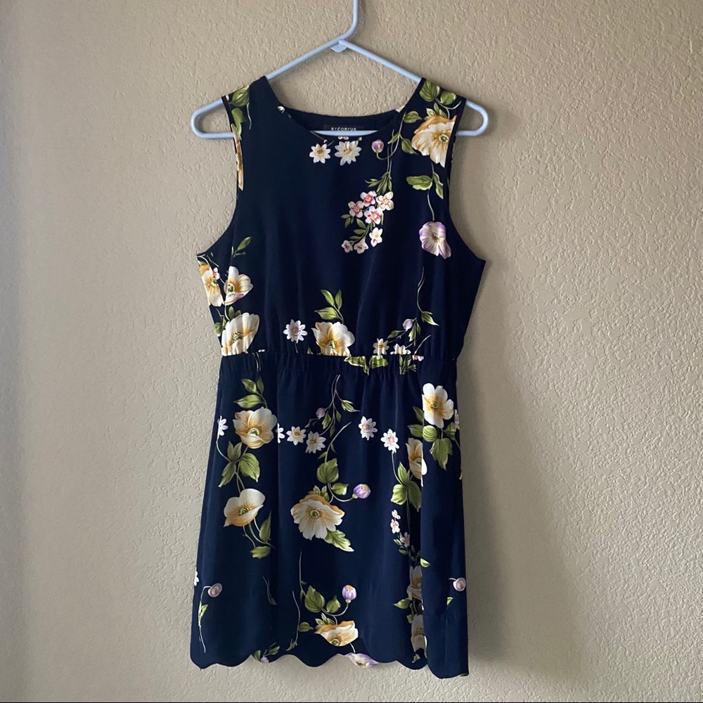 Urban Outfitters By-Corpus Open-Back Floral Dress